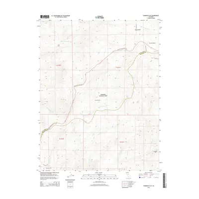 2015 Map of Tamarack Flat, 2015 Print