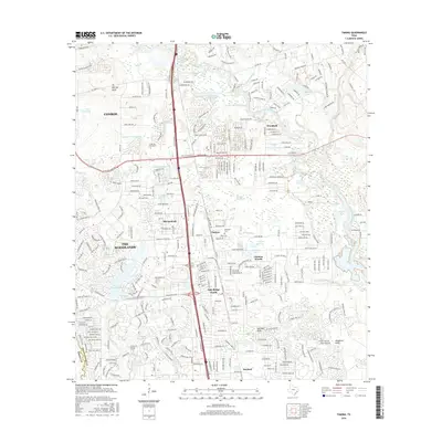 2016 Map of Tamina, 2016 Print