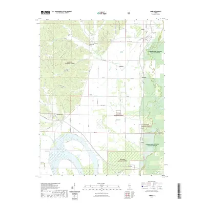2021 Map of Tamms, 2021 Print