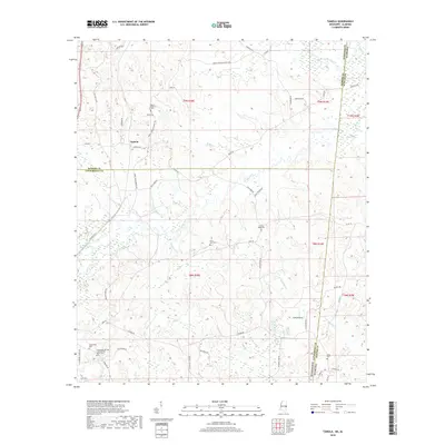 2018 Map of Tamola, 2018 Print