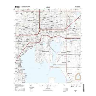 2015 Map of Tampa, 2015 Print