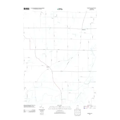 2013 Map of Tampico, 2013 Print
