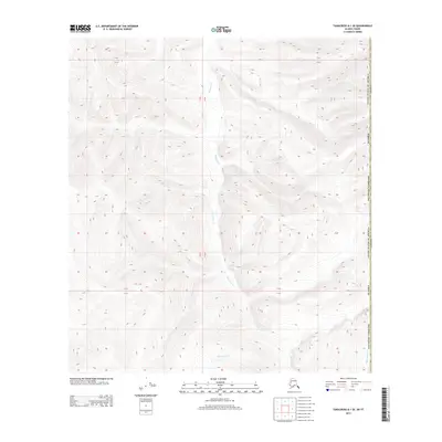 2013 Map of Tanacross A-1 SE, 2013 Print