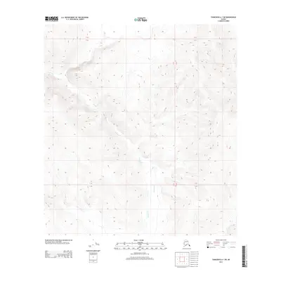 2013 Map of Tanacross A-1 SW, 2013 Print