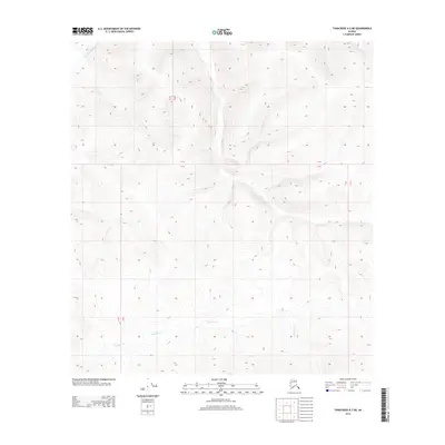 2013 Map of Tanacross A-2 NE, 2013 Print