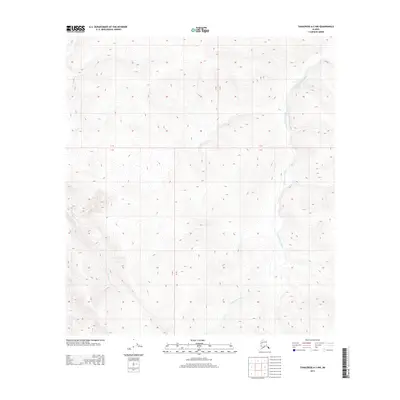 2013 Map of Tanacross A-2 NW, 2013 Print