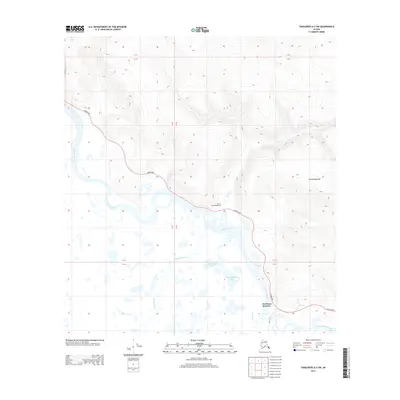 2013 Map of Tanacross A-2 SW, 2013 Print