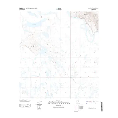 2013 Map of Tanacross A-3 SE, 2013 Print