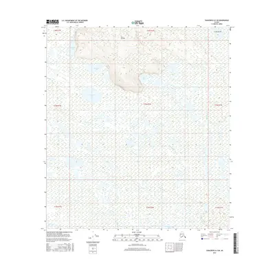 2016 Map of Tanacross A-3 SW, 2016 Print