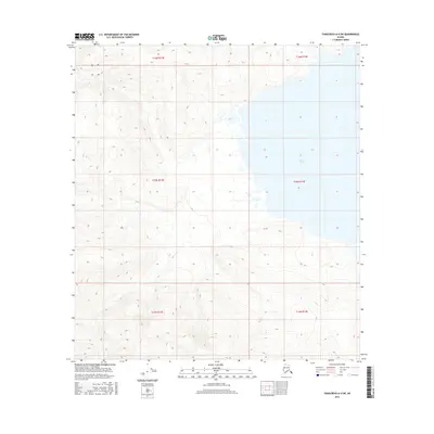 2016 Map of Tanacross A-4 SW, 2016 Print