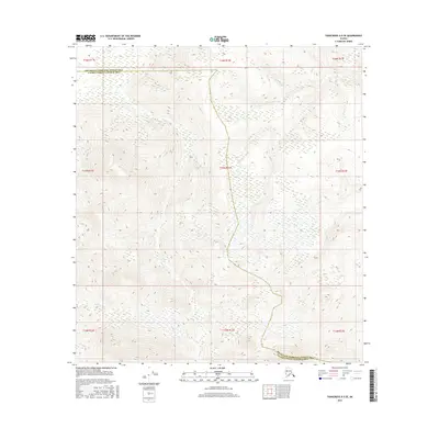 2016 Map of Tanacross A-5 SE, 2016 Print