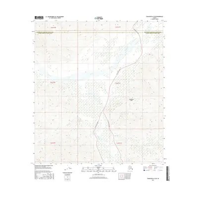 2016 Map of Tanacross A-5 SW, 2016 Print
