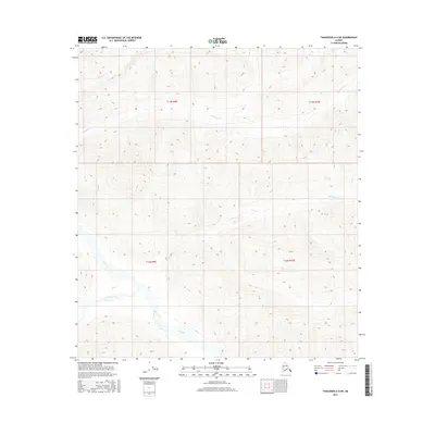 2016 Map of Tanacross A-6 NE, 2016 Print
