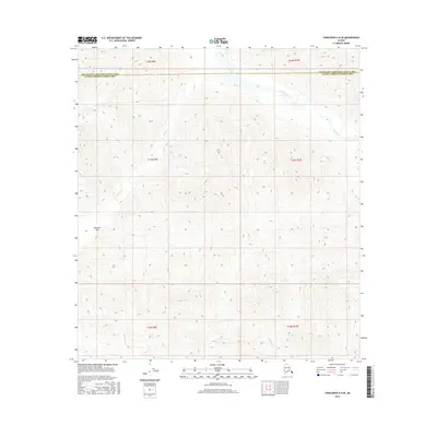 2016 Map of Tanacross A-6 SE, 2016 Print