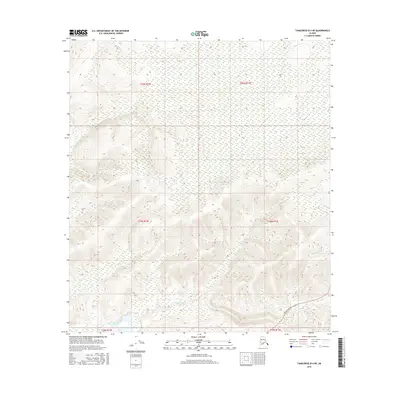 2016 Map of Tanacross B-4 NE, 2016 Print