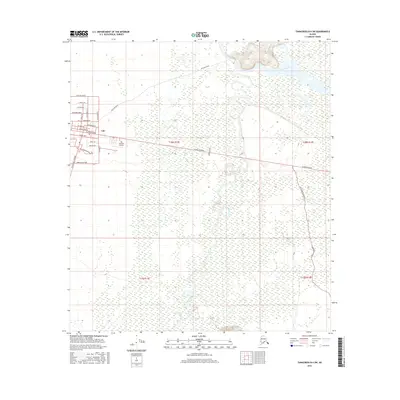 2016 Map of Tanacross B-4 SW, 2016 Print