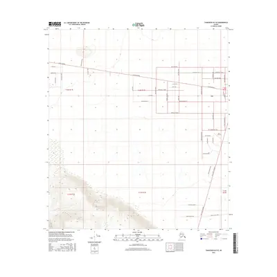 2016 Map of Tanacross B-5 SE, 2016 Print