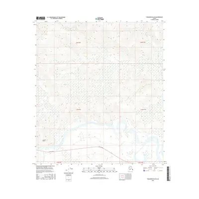 2016 Map of Tanacross B-6 NE, 2016 Print