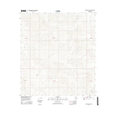 2016 Map of Tanacross B-6 SW, 2016 Print