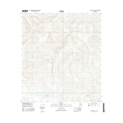2016 Map of Tanacross C-5 NW, 2016 Print