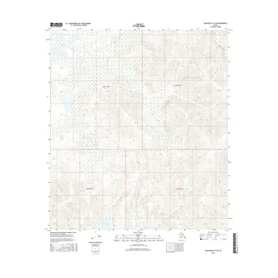 2016 Map of Tanacross C-5 SW, 2016 Print