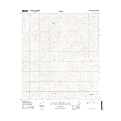 2016 Map of Tanacross C-6 NE, 2016 Print