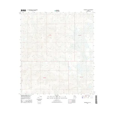 2016 Map of Tanacross C-6 SE, 2016 Print