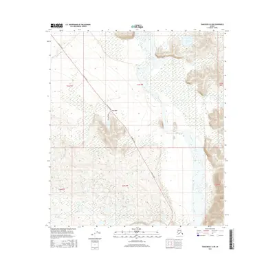 2016 Map of Tanacross C-6 SW, 2016 Print