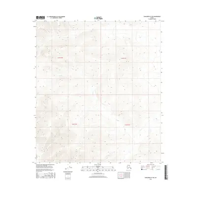 2016 Map of Tanacross D-5 SW, 2016 Print