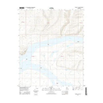 2016 Map of Tanana A-4 NW, 2016 Print