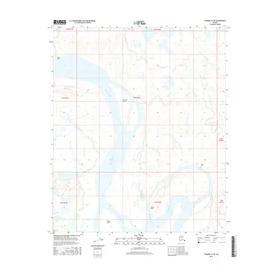 2016 Map of Tanana A-4 SE, 2016 Print