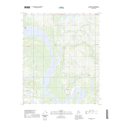 2023 Map of Tanana A-4 SE, 2023 Print