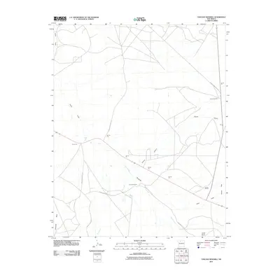 2010 Map of Tancosa Windmill, 2010 Print