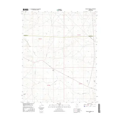2017 Map of Tancosa Windmill, 2017 Print