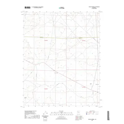 2020 Map of Tancosa Windmill, 2020 Print
