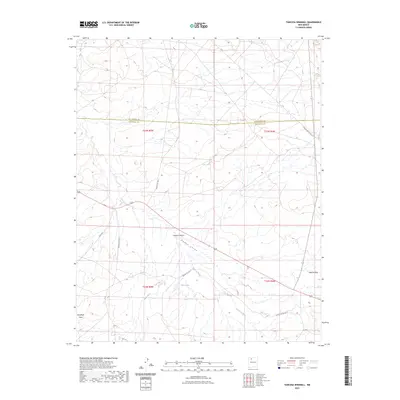 2023 Map of Tancosa Windmill, 2023 Print