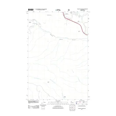2011 Map of Taneum Canyon, 2011 Print