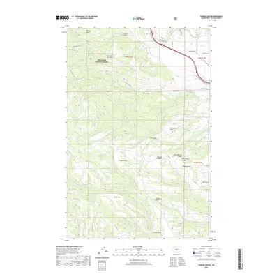 2020 Map of Taneum Canyon, 2020 Print