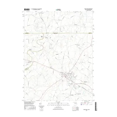 2016 Map of Taneytown, 2016 Print