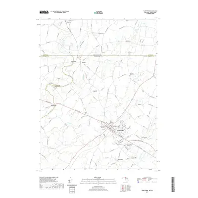 2019 Map of Taneytown, 2019 Print