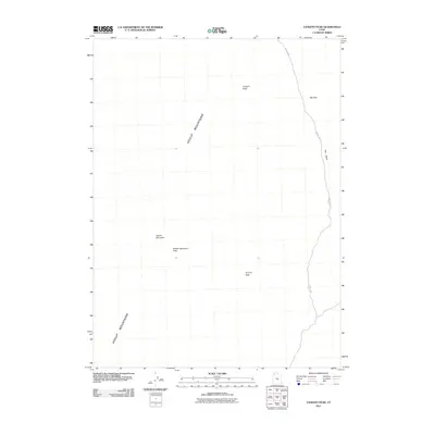 2011 Map of Tangent Peak, 2011 Print