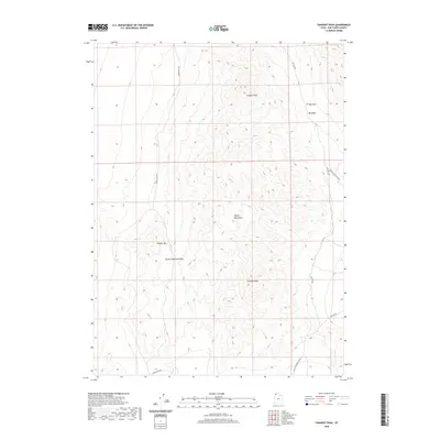 2020 Map of Tangent Peak, 2020 Print