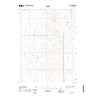2023 Map of Tangent Peak, 2023 Print