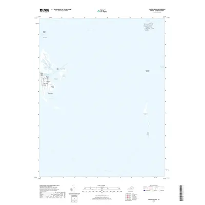 2019 Map of Tangier Island, 2019 Print