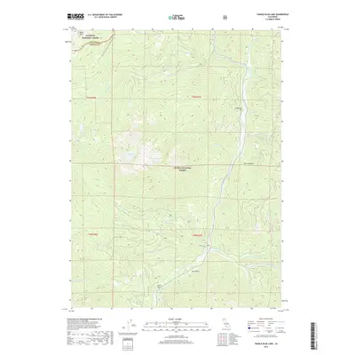 2018 Map of Tangle Blue Lake, 2018 Print