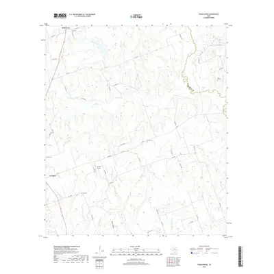 2019 Map of Tanglewood, 2019 Print