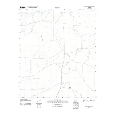 2010 Map of Tank Mountain, 2010 Print
