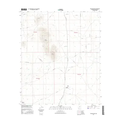 2017 Map of Tank Mountain, 2017 Print