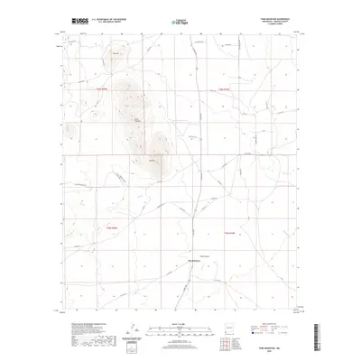 2020 Map of Tank Mountain, 2020 Print