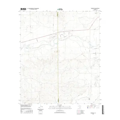 2016 Map of Tankersley, 2016 Print